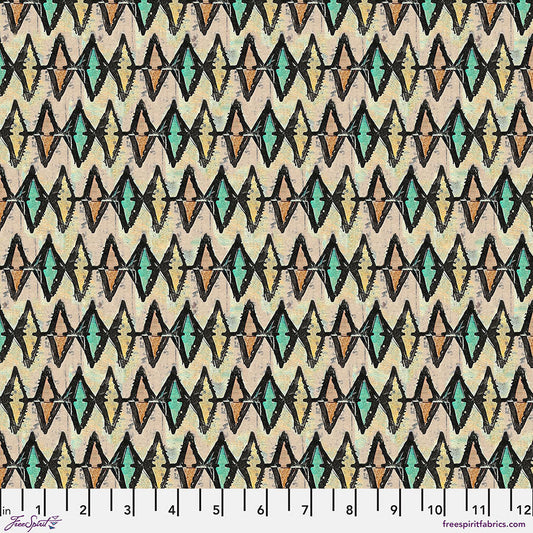 On Your Mark – Diamonds - Stained Glass (Half Yard Cut) – by Seth Apter with FreeSpirit Fabrics