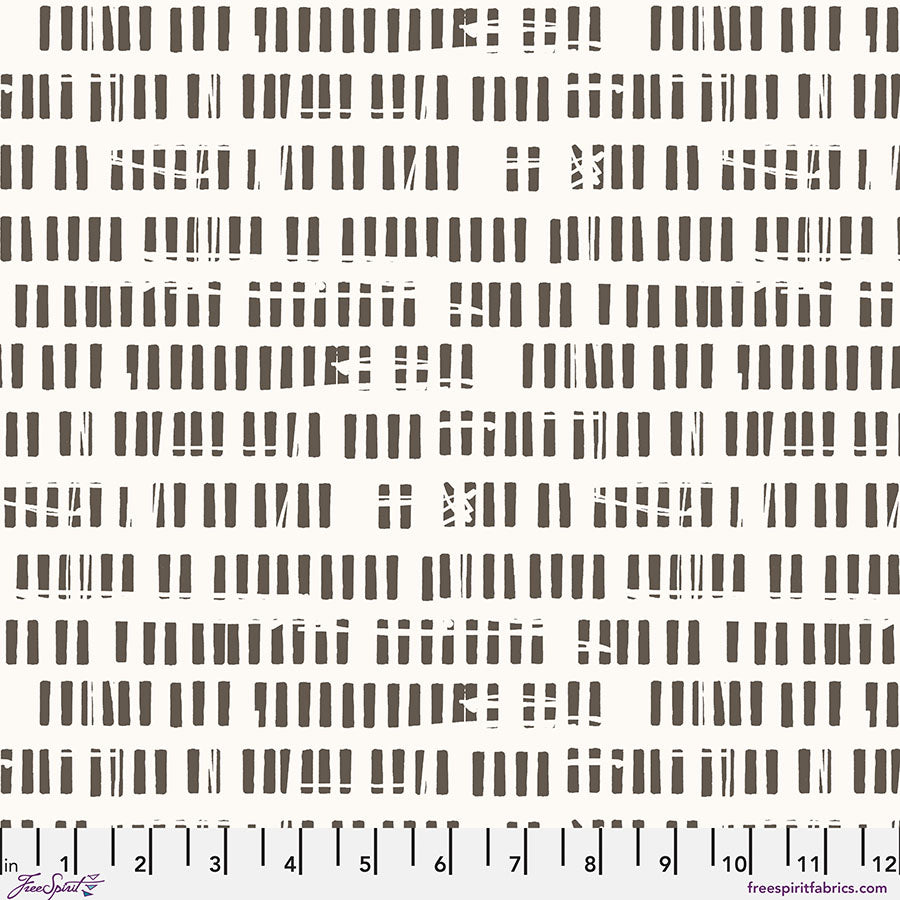 Stamped - Sideline - Half Yard Cut - by Seth Apter with FreeSpirit Fabrics