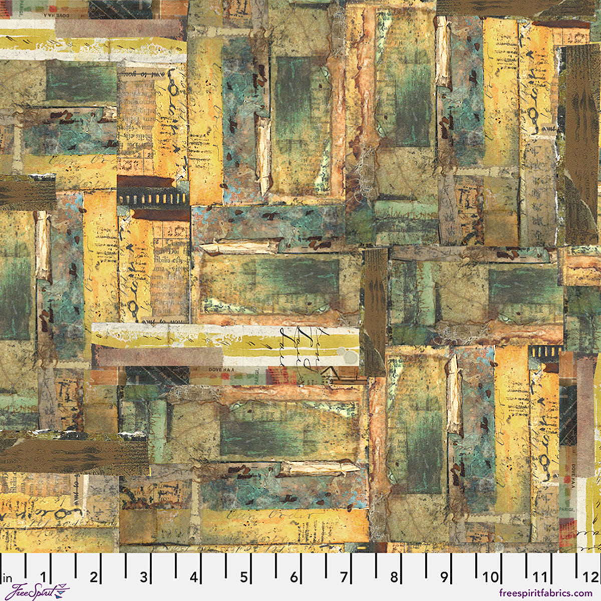 Northern Territory in Desert, One Layer Away by Seth Apter for FreeSpirit Fabrics quilting cotton