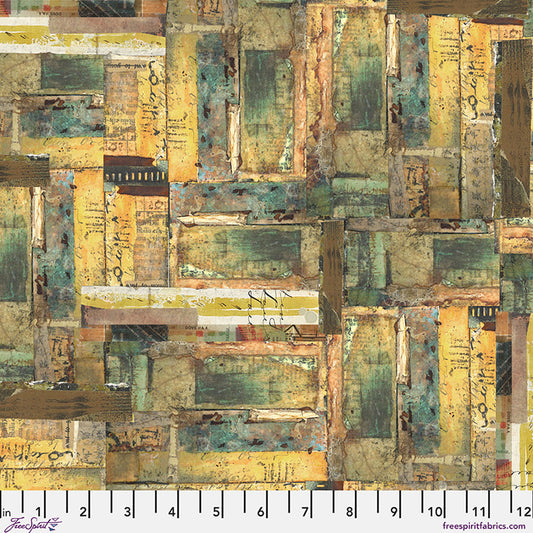 Northern Territory in Desert, One Layer Away by Seth Apter for FreeSpirit Fabrics quilting cotton