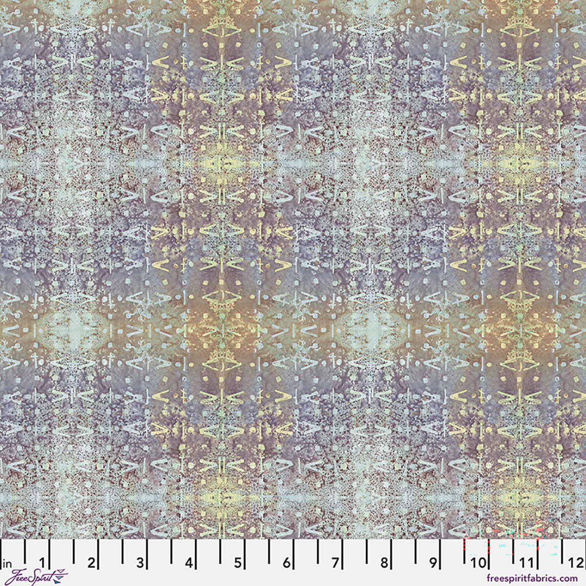 Rippling in Glacier, One Layer Away by Seth Apter for FreeSpirit Fabrics quilting cotton