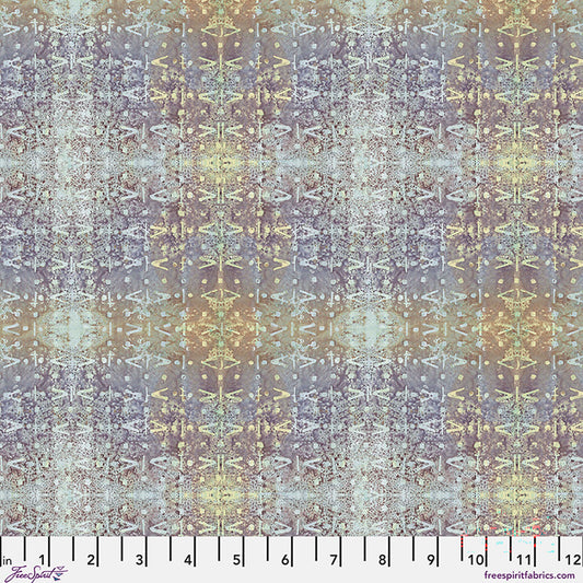 Rippling in Glacier, One Layer Away by Seth Apter for FreeSpirit Fabrics quilting cotton