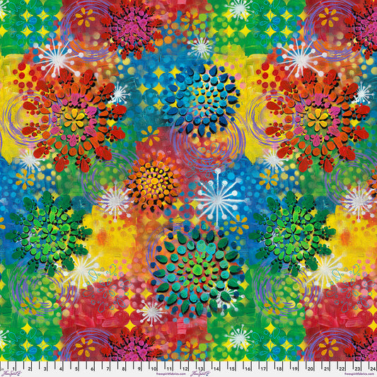 Dragonfly Dance - Dazzle - Multi – by Sue Penn Designs with FreeSpirit Fabrics