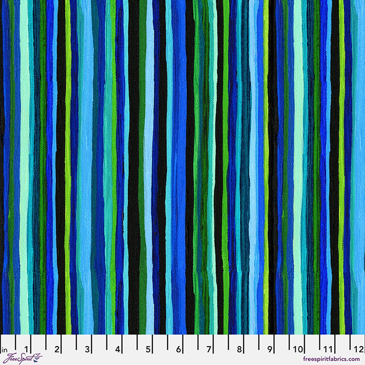 Radiant Grove - Forest Stream - by Sue Penn with FreeSpirit Fabrics