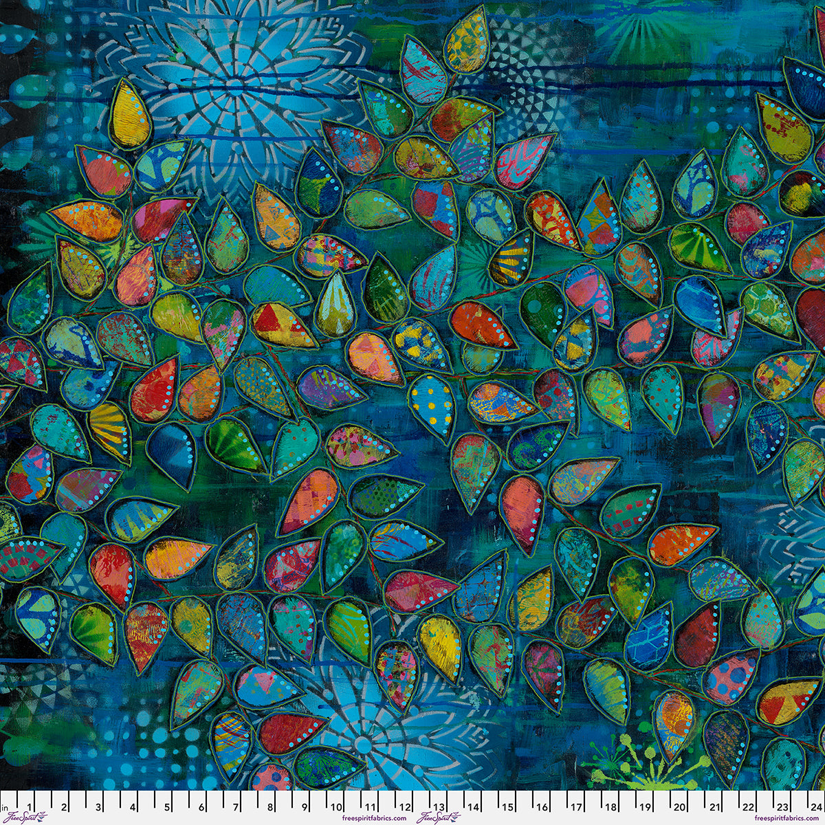 Radiant Grove - Branches in Bloom Panel - by Sue Penn with FreeSpirit Fabrics