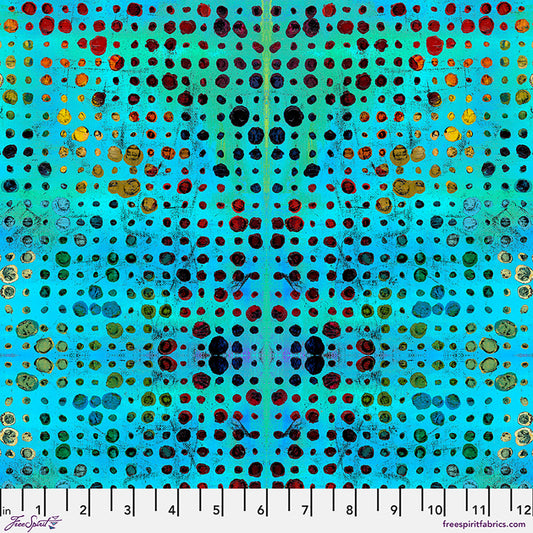 Radiant Grove - SM Glow in Light Blue - by Sue Penn with FreeSpirit Fabrics