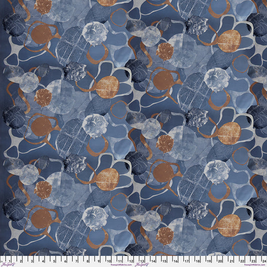 Golden Touch - Outer Orbit - Platinum (Half Yard Cut) by Sarah Sczepanski with Free Spirit Fabrics