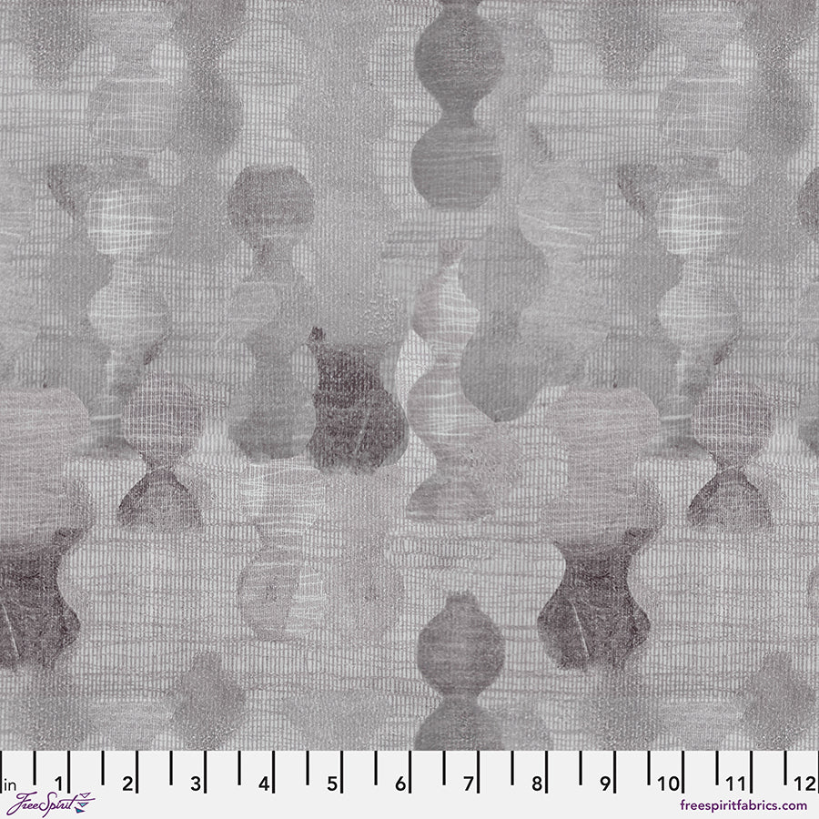 Golden Touch - Silver Strands - Silver (Half Yard Cut) by Sarah Sczepanski with Free Spirit Fabrics