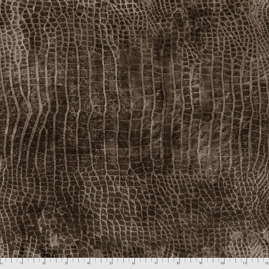 Worn Croc - Hickory - by Tim Holtz with Free Spirit Fabrics