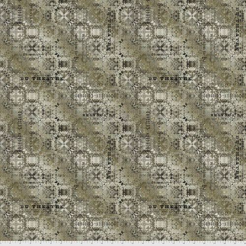 Abandoned - Du Theater - Neutral - by Tim Holtz with Free Spirit Fabrics