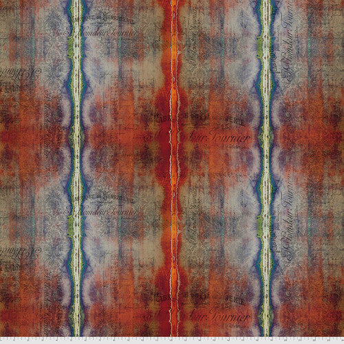 Abandoned - Dyed Stripe - Multi - by Tim Holtz with Free Spirit Fabrics