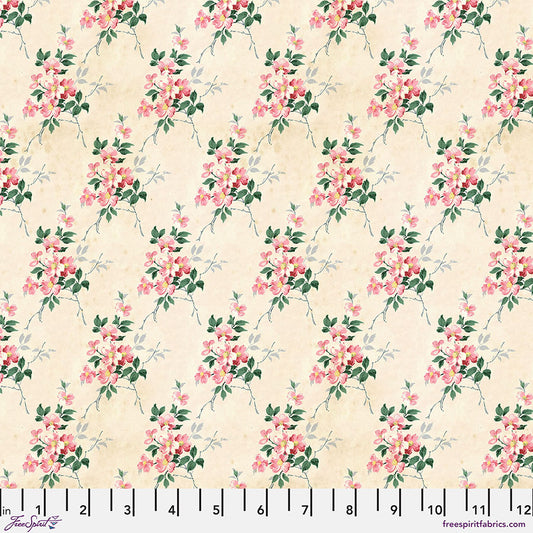 Eclectic Elements Palette Pink - Pink Wallpaper (Half Yard Cut) by Tim Holtz with Free Spirit Fabrics