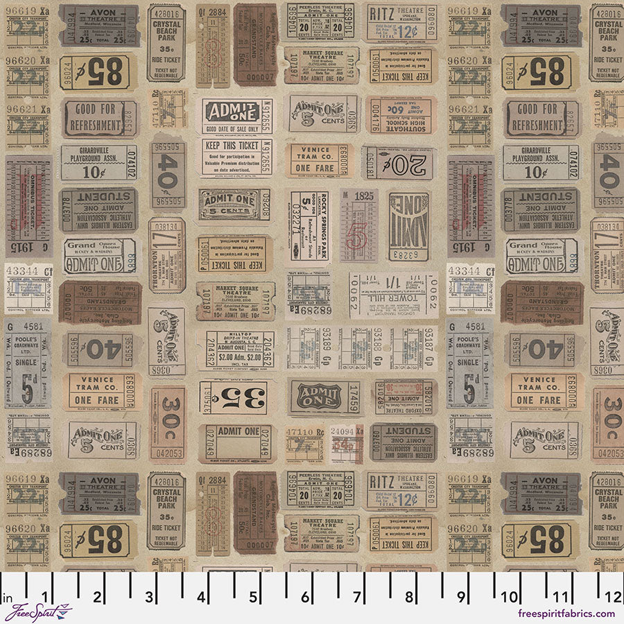 Eclectic Elements Palette Neutral Bundles by Tim Holtz with Free Spirit Fabrics