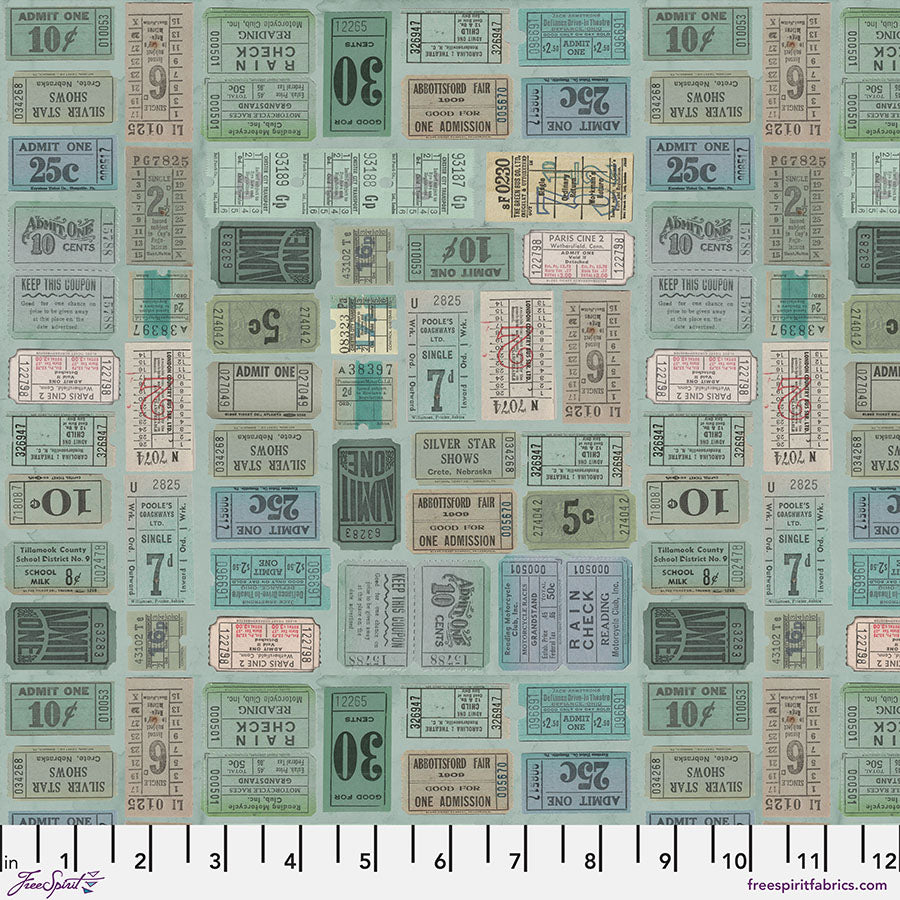 Eclectic Elements Palette Teal Bundles by Tim Holtz with Free Spirit Fabrics