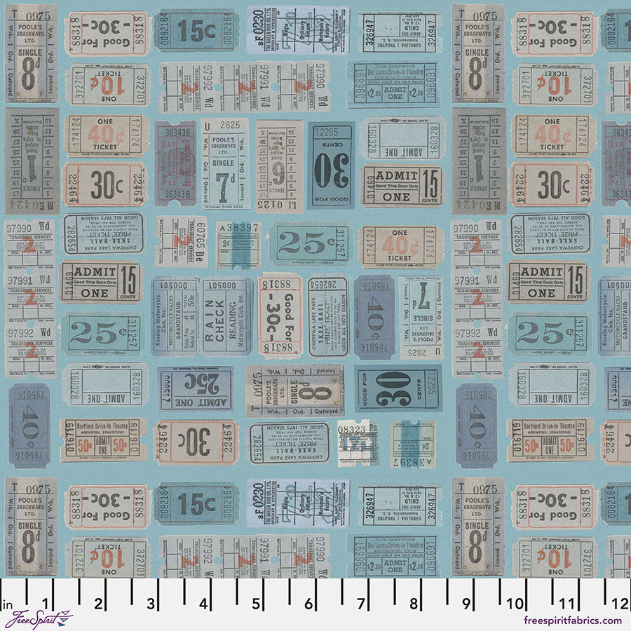 Eclectic Elements Palette Blue Bundles by Tim Holtz with Free Spirit Fabrics