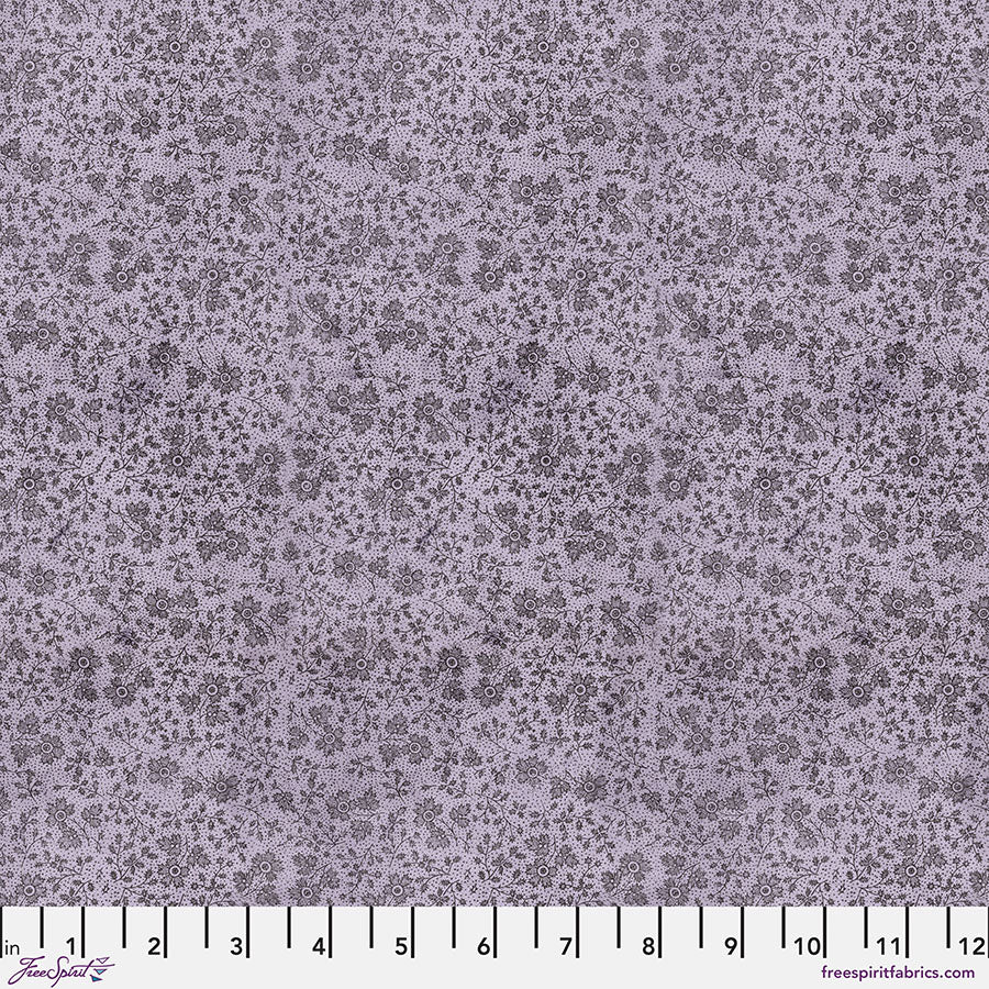 Eclectic Elements Palette - Purple Tiny Print - Purple - by Tim Holtz with FreeSpirit Fabrics