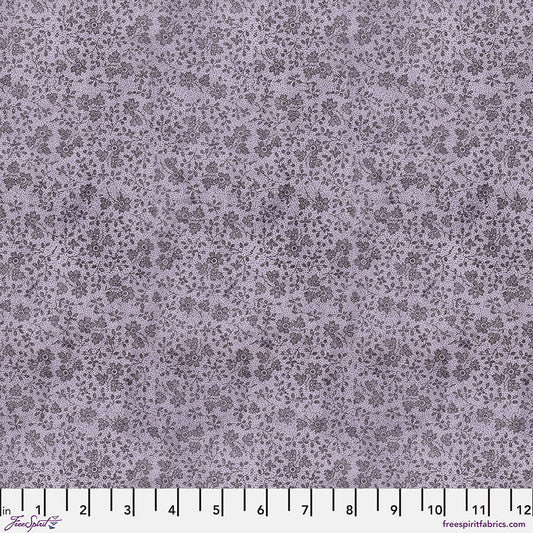 Eclectic Elements Palette - Purple Tiny Print - Purple - by Tim Holtz with FreeSpirit Fabrics