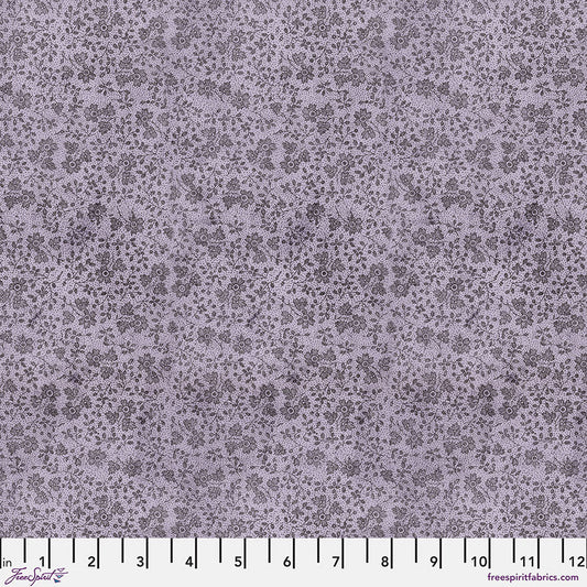 Eclectic Elements Palette - Tiny Print - Purple (Half Yard Cut) - by Tim Holtz with FreeSpirit Fabrics