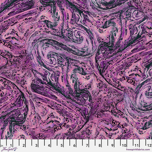 Eclectic Elements Palette - Marble - Purple (Half Yard Cut) - by Tim Holtz with FreeSpirit Fabrics