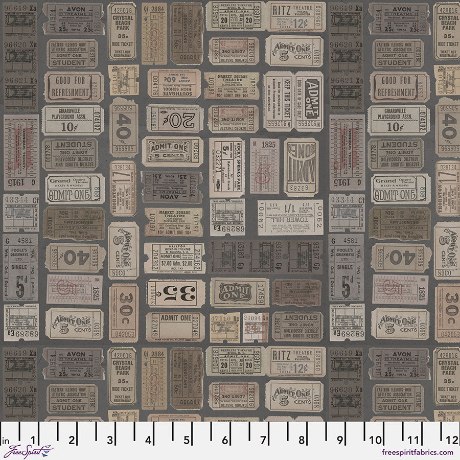 Eclectic Elements Palette Charcoal Bundles by Tim Holtz with Free Spirit Fabrics