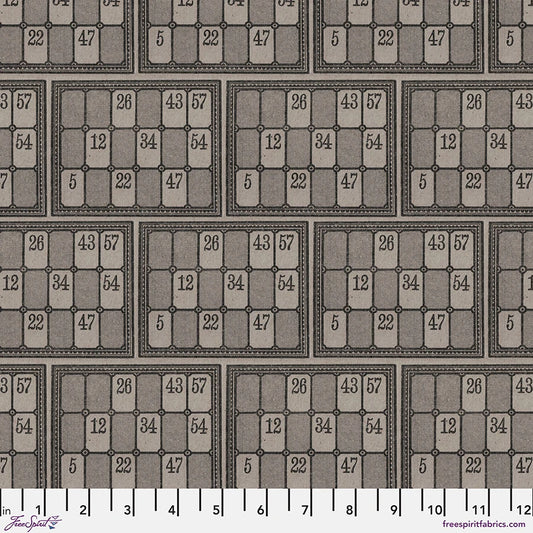 Eclectic Elements Palette Charcoal - Numbers - by Tim Holtz with FreeSpirit Fabrics