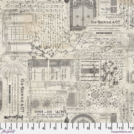 Eclectic Elements Palette Seasonal - Halloween Remnants (Half Yard Cut) - by Tim Holtz with FreeSpirit Fabrics