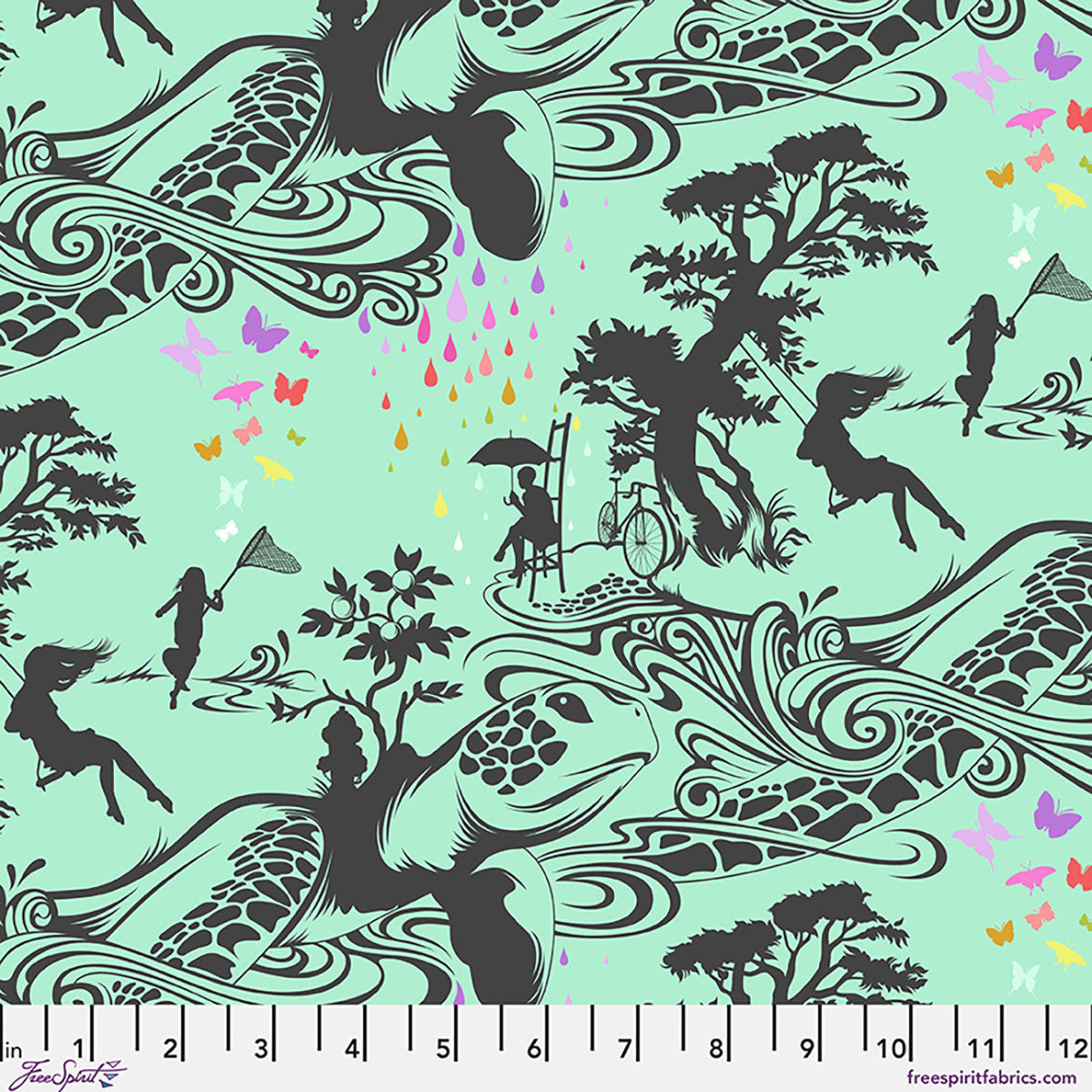 Prince Charming Déjà Vu - Turtle Bay - by Tula Pink with Free Spirit Fabrics