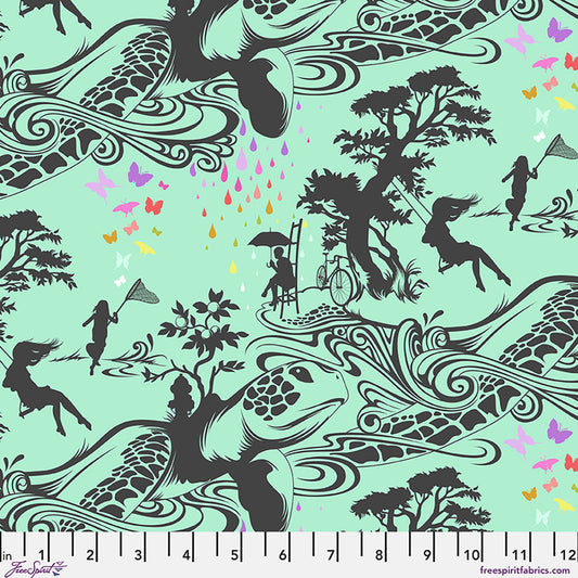 Prince Charming Déjà Vu - Turtle Bay - by Tula Pink with Free Spirit Fabrics