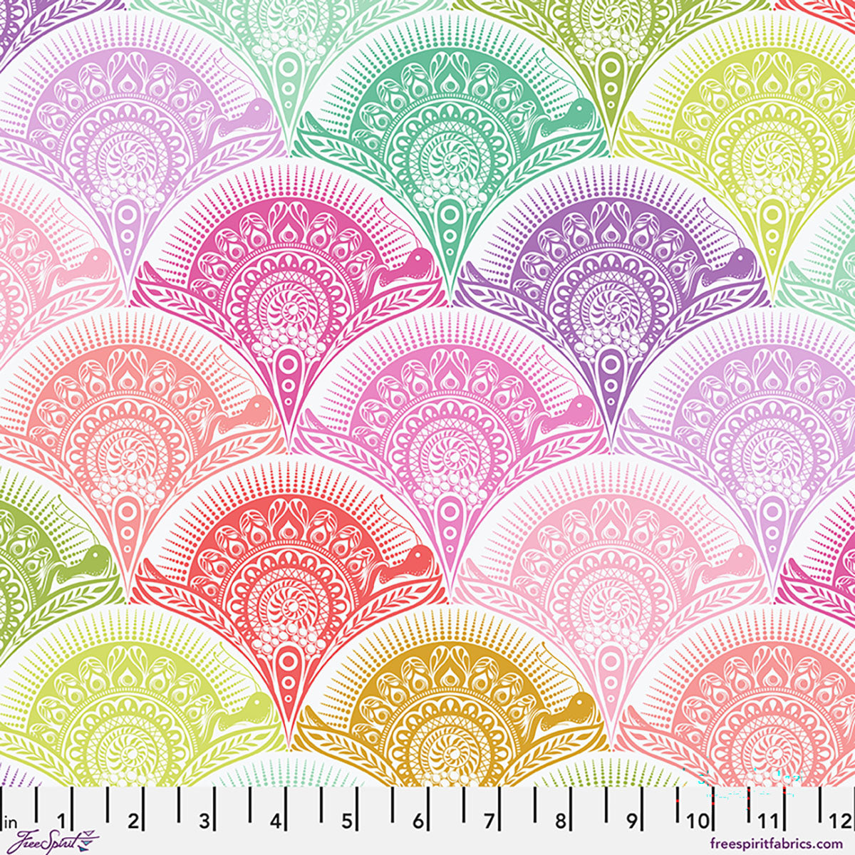 Prince Charming Déjà Vu - Snail Scallop - by Tula Pink with Free Spirit Fabrics