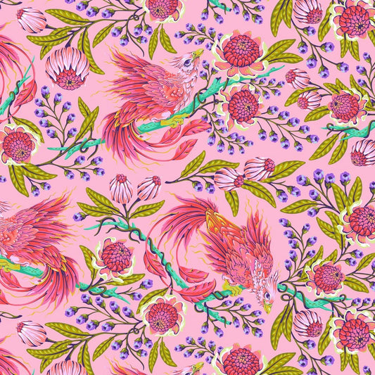 Legendary - Hot Wings in Wild Orchid - by Tula Pink with FreeSpirit Fabrics