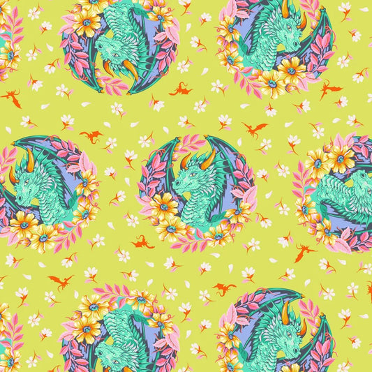 Legendary - Dragon Ball She in April - by Tula Pink with FreeSpirit Fabrics