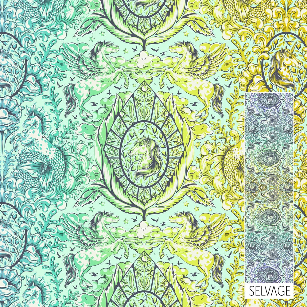 Legendary - Pony Tales in Stardust - by Tula Pink with FreeSpirit Fabrics