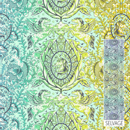 Legendary - Pony Tales in Stardust - by Tula Pink with FreeSpirit Fabrics