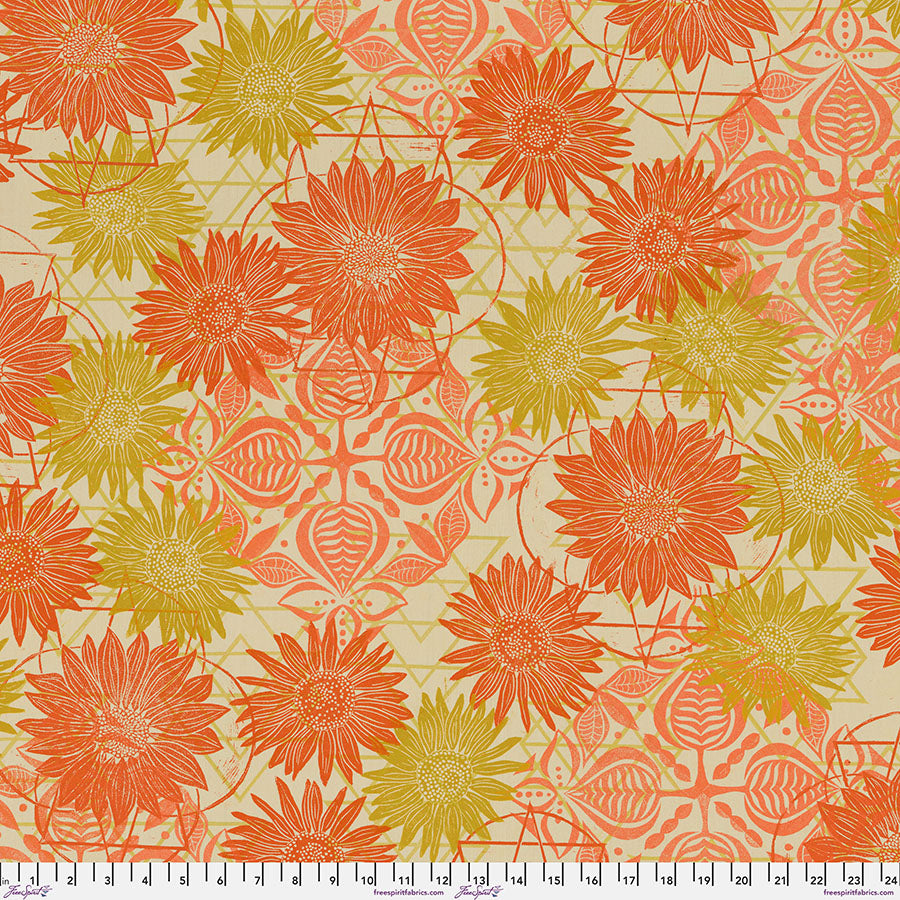 Grace Fabric - Radiant - Honey (Half Yard Cut) by Valori Wells with Free Spirit