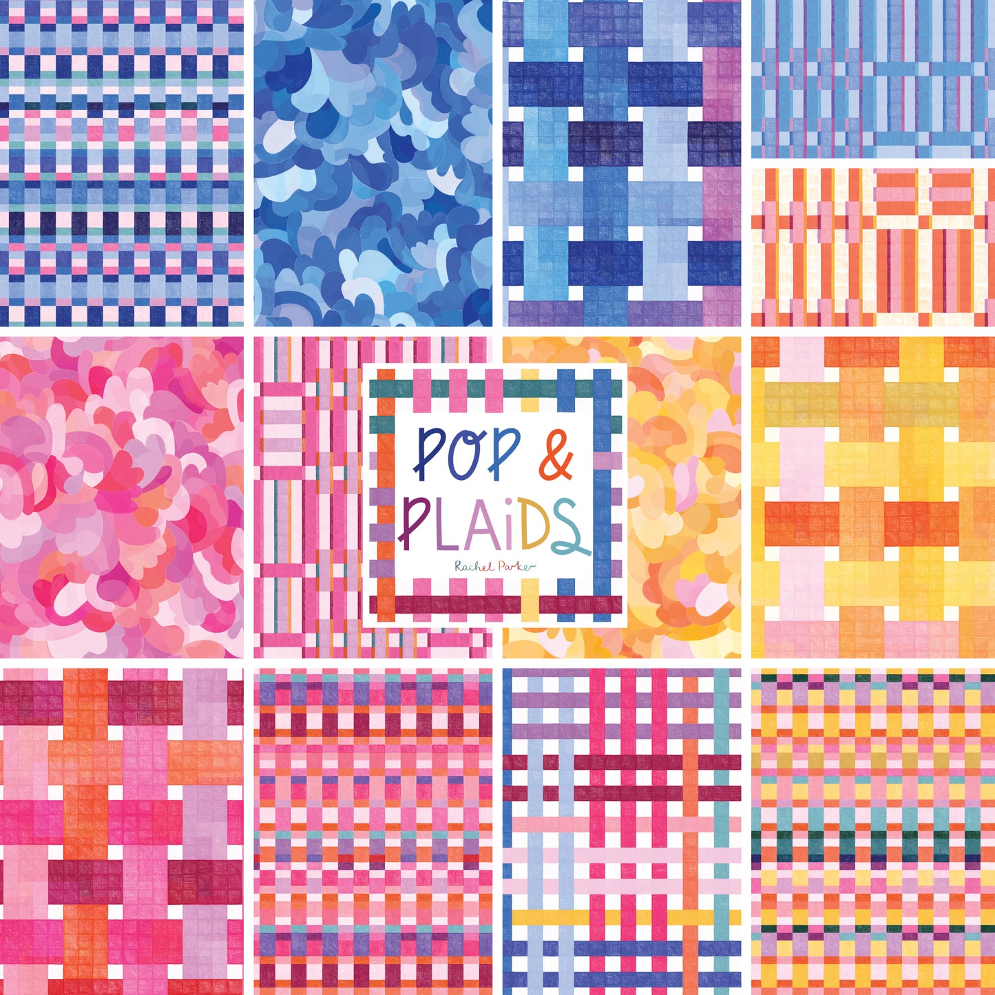 Pop & Plaids Bundles - by Rachel Parker with Cloud 9 Organic Fabrics