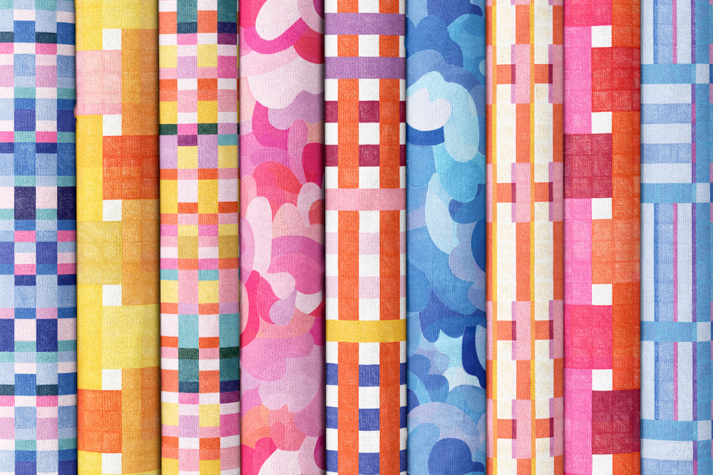 Pop & Plaids Bundles - by Rachel Parker with Cloud 9 Organic Fabrics