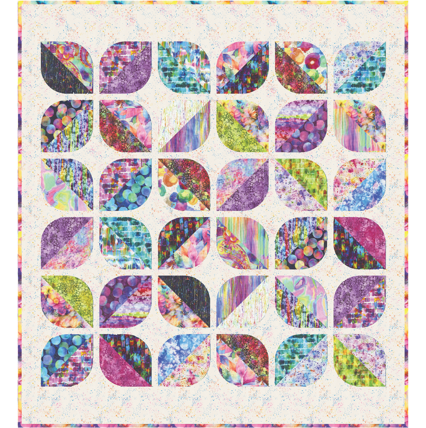 Primrose Quilt Kit Featuring Gradients Gallery by Moda Fabrics