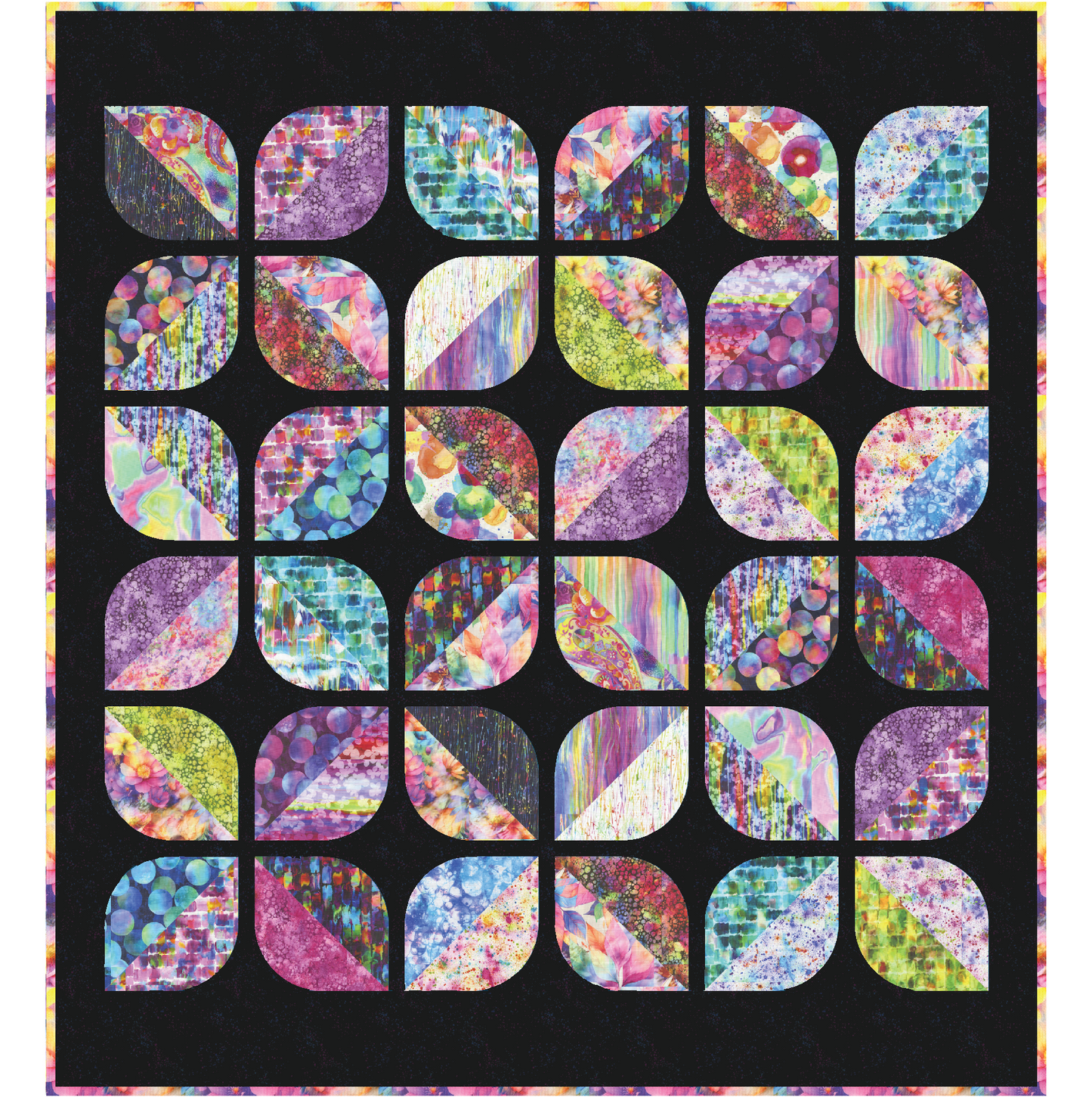 Primrose Quilt Kit Featuring Gradients Gallery by Moda Fabrics