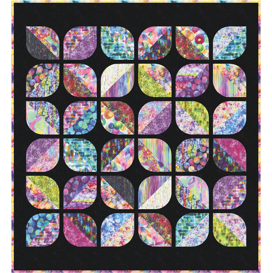 Primrose Quilt Kit Featuring Gradients Gallery by Moda Fabrics