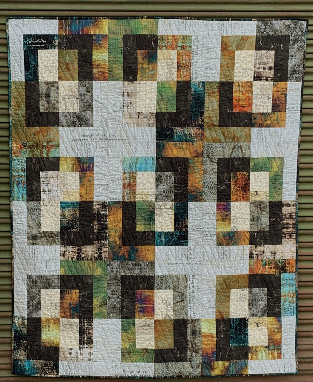 Hyde Park Quilt Kit – Featuring Abandoned by Tim Holtz