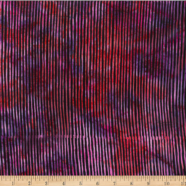 Bali Batik – Skinny Stripes - Jelly - by Hoffman Fabrics
