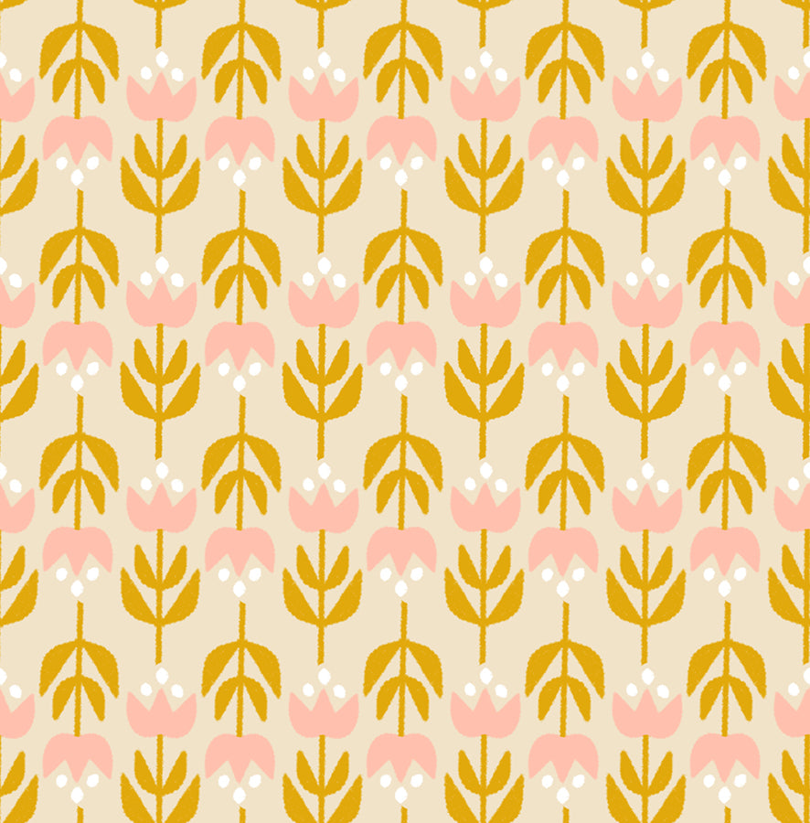 Woodland Park Fabric - Gathering - Parchment PRE-ORDER SHIPS IN JANUARY (Half Yard Cut) by Rashida Coleman Hale with Ruby Star Society