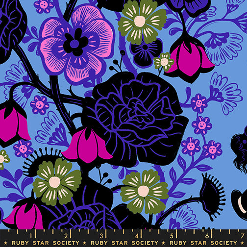 Hello Alice - Rabbit Hole - Lindley Blue - by Sarah Watts for Ruby Star Society