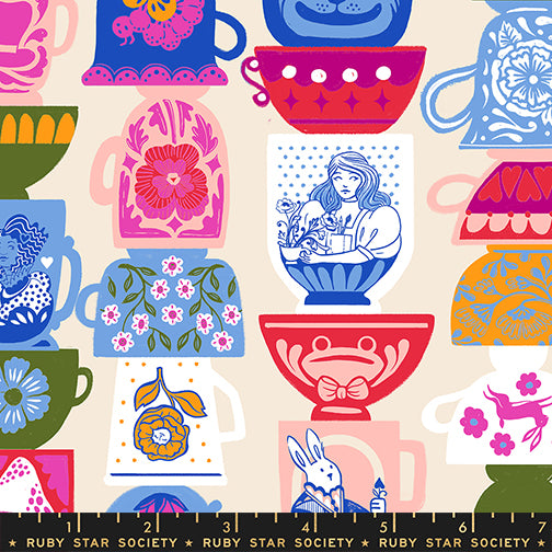 Hello Alice - Tea Party - Shell - by Sarah Watts for Ruby Star Society