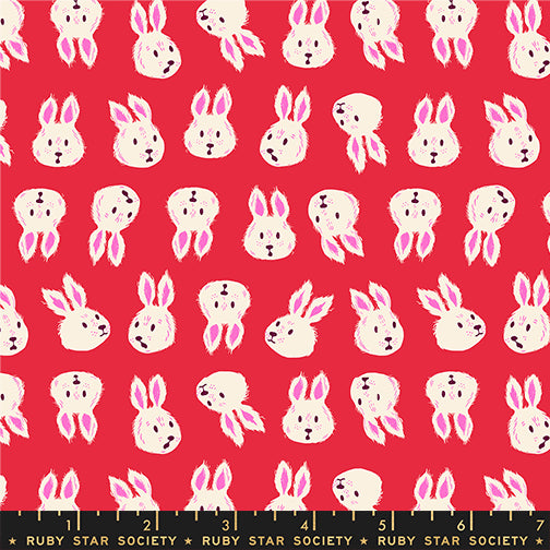 Hello Alice - Rushing Rabbit - Ruby - by Sarah Watts for Ruby Star Society