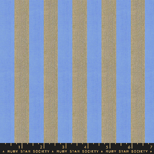 Warp & Weft Ooh Lucky Yarn Dyed Woven - Clothesline Stripe | Golden (Half Yard Cut) by Alexia Abegg with Ruby Star Society