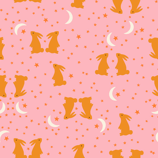 Mystic Fable - Bunnies in Rosebud - by Alexia Marcelle Abegg with Ruby Star Society