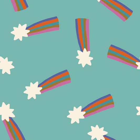 Mystic Fable - Shooting Star in Cottage Blue - by Alexia Marcelle Abegg with Ruby Star Society