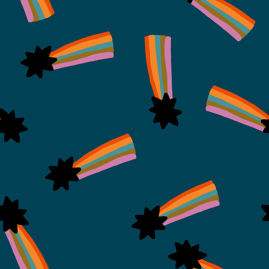 Mystic Fable - Shooting Star in Galaxy - by Alexia Marcelle Abegg with Ruby Star Society