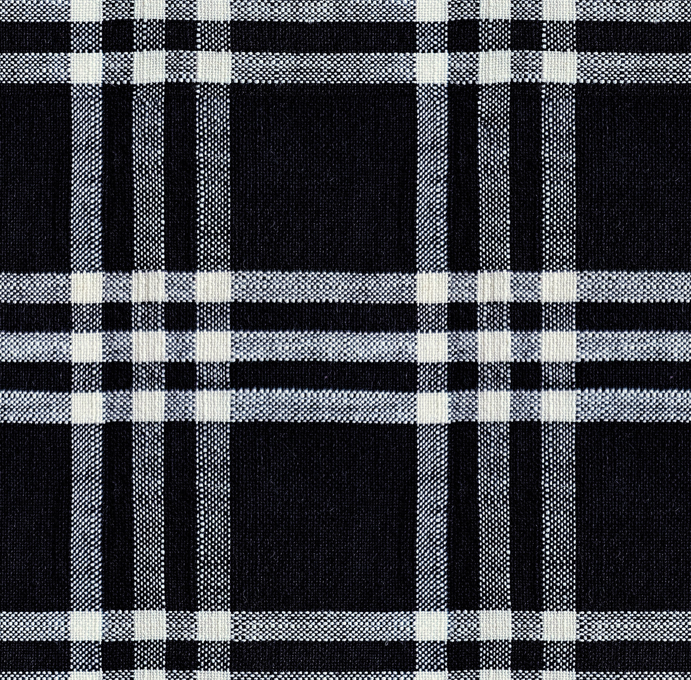 Warp & Weft Mystic Fable - Horizon Plaid Chore Coat in Black - by Alexia Marcelle Abegg with Ruby Star Society